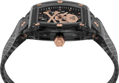 Zdjęcie produktu dla Automatyczny zegarek męski Philipp Plein The $keleton Crystal