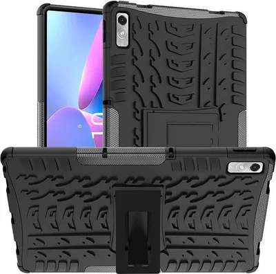 Immagine prodotto di custodia ibrida eSTUFF PORTLAND con supporto per Lenovo Tab P11 di seconda generazione, nero, ES68295000-BULK