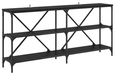 Obrázek produktu pro Konzolový stolek Černý dub 160 x 30 x 75 cm kompozitní dřevo