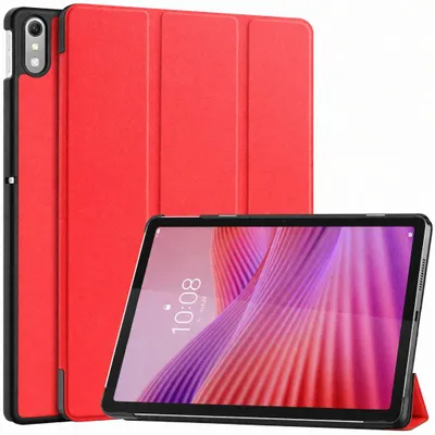 Produktbild von Schutzhülle für Lenovo Tab P11 11 Zoll TB-J606 / P11 Plus TB-J607 (2020) Smart Cover Etui Tasche Wake Up Sleep Hülle Standffunktion Klappetui - Rot
