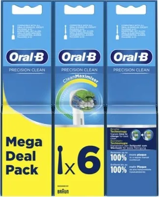 Produktbild von Oral-B Pro Precision Clean Aufsteckbürsten 6er