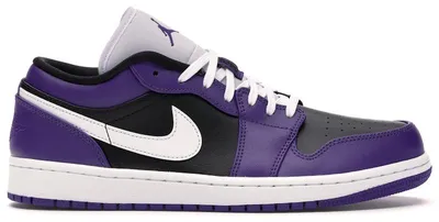 Produktbild von Jordan 1 Low Court Purple Black - EU 42.5