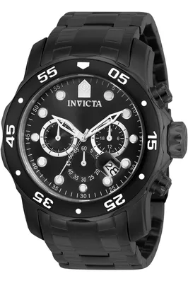Immagine prodotto di Invicta Pro Diver - SCUBA 0076 Orologio da Uomo - Movimento al Quarzo - Acciaio Inossidabile con Quadrante Nero - 48 mm