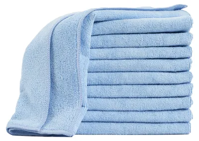 Produktbild von Mikrofaser Tücher 40x40 cm 10er Pack - Blau - Putztücher