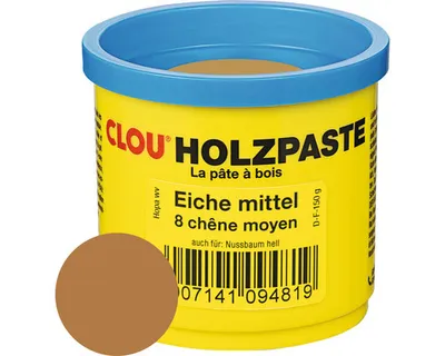 Produktbild von Clou Holzpaste eiche mittel 150 g