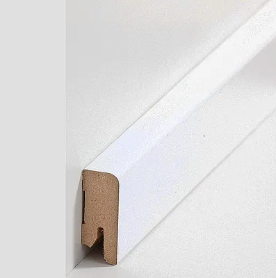 Produktbild von Sockelleisten "Stuttgart" - weiß (MDF foliert - 720.1640)