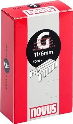 Produktbild von Flachdrahtklammern 11/6 5000 St.