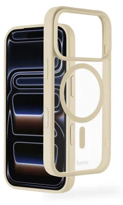 Produktbild von Hama Handyhülle Frame Protect, Apple iPhone 17 Pro, Beige