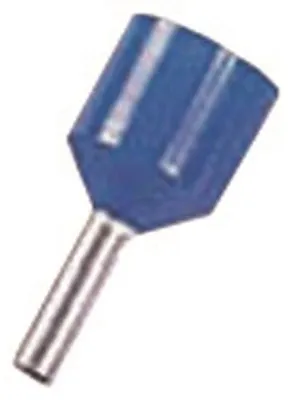 Obrázok produktu pre 100 ks koncoviek 16 mm² modrých – izolované káblové koncovky 16 mm² ICIAE1612K