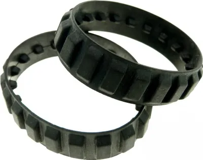 Produktbild von 2x Lego Gummi Kette 20 Zähne schwarz Raupen Bagger 4180576 43903 x939