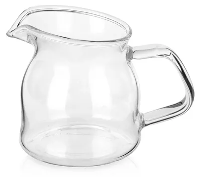 Zdjęcie produktu dla Szklany dzbanek na mleko, 130 ml – borokrzemian, klasyczny design