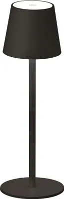 Produktbild von LED Tischleuchte, Touchdimmer, Akku, sandschwarz, H 38 cm