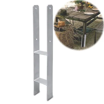 Obrázok produktu pre VINGO H-kotva H-stĺpik v žiarovo pozinkovanom vyhotovení 101 mm Žiarovo pozinkované - dĺžka 600 mm, hrúbka materiálu 5 mm Prístrešok pre auto
