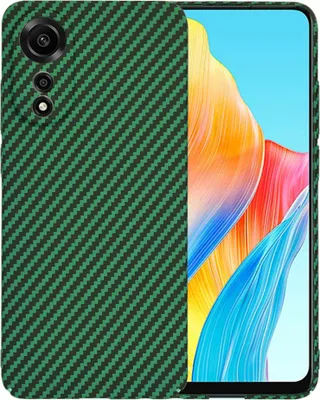 Produktbild von Techsuit Carbonite FiberShell Back Cover Hülle für Oppo A78 - Grün