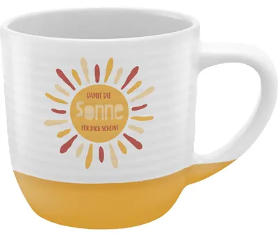 Productafbeelding van Thee- of koffiekop met reliëfmotief "Zon"