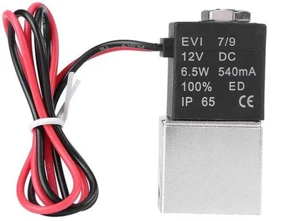 Productafbeelding van Pneumatische ventiel, 2-weg - directwerkend - normaal gesloten - 1/4 inch - 12V DC - werkdruk 1,2 MPa