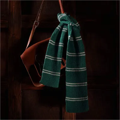 Produktbild von ThumbsUp! Harry Potter Strick-Set Schal Slytherin grün