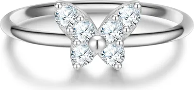 Produktbild von Glanzstücke München Ring Schmetterling Sterling Silber Zirkonia 50084378 52