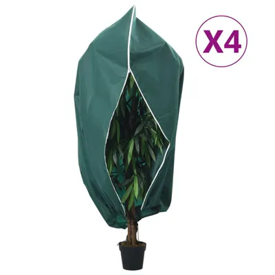 Obrázek produktu pro Ochranné návleky na rostliny na zip 4 ks 70 g/m² 1,2 x 1,8 m