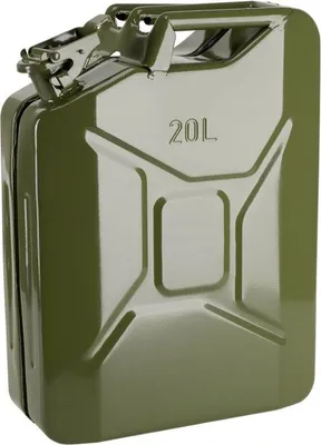 Obrázek produktu pro Kanystr na pohonné hmoty / benzín / naftu 20l / kovový - Army