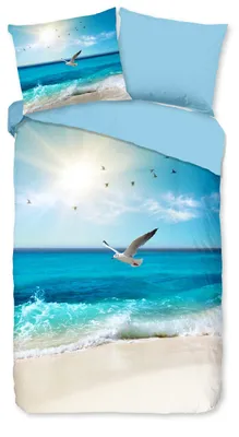 Productafbeelding van Good Morning Dekbedovertrek Katoen Renforcé Sealife - multi 140x200/220cm