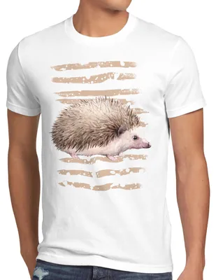 Produktbild von style3 Igel Herren T-Shirt wald wildnis forst