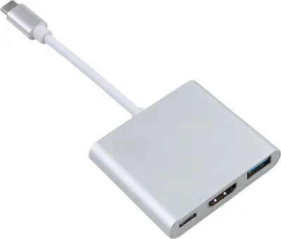 Produktbild von rozbočovač 3 v 1 USB 3.1 Type-C na HDMI 4K, USB 3.1 Type-C na HDMI 4K, USB 3.0 a USB Type-C