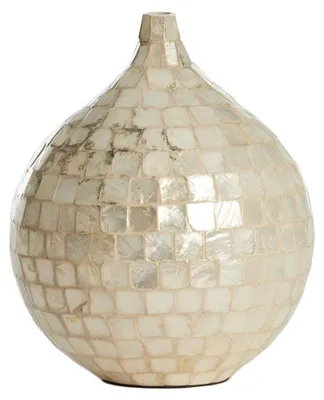 Produktbild von Light & Living - Vase Elorza - Creme - Ø22cm