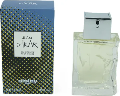 Zdjęcie produktu dla Sisley Eau D'Ikar, Mężczyźni, 50 ml, Butelka jednorazowa, Bergamotka, Cytryna, Pomarańczowy, Irys, Jaśmin, Pomarańczowy, Cistus, Drzewo sandałowe, Wetiwer