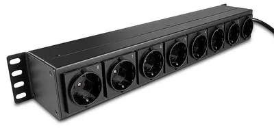 Productafbeelding van Lindy 73025 LINDY 8-fach Schuko-Steckdosen PDU mit Schaltern