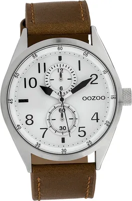 Produktbild von Oozoo Leder Herren Uhr Analog Quarzuhr Armband braun Timepieces D2UOC10025