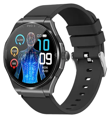 Produktbild von Knauermann PRO 3 (2024) Gesundheitsuhr mit Telefon & Notruffunktion SOS Taste