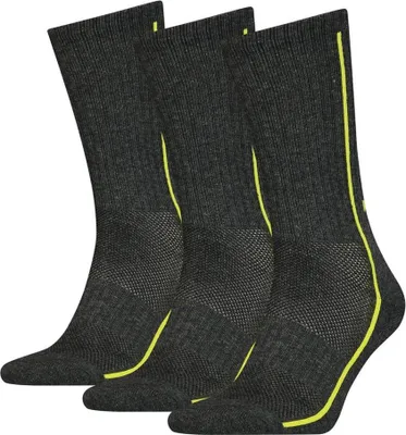 Produktbild von HEAD Uni Socken - 3er Pack, Sportsocken, Mesh-Einsatz, einfarbig Dunkelgrau 35-38