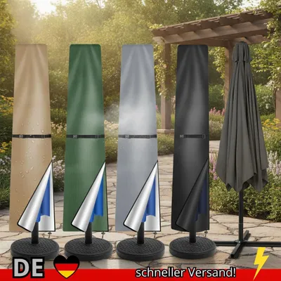 Produktbild von Wasserdichter Sonnenschirmbezug aus Oxford-Stoff für den Außenbereich Garten