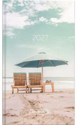 Obrázok produktu pre Týždenný kalendár 756, 8,7 × 15,3 cm, 1 týždeň/2 strany, grafický obal Sunbeds 2027