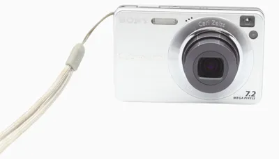 Produktbild von Sony DSC-W110, 7,2 MP, Kompaktkamera, 25,4/63,5 mm (1/2.5"), 4x, 8x, 5,35 - 21,4 mm