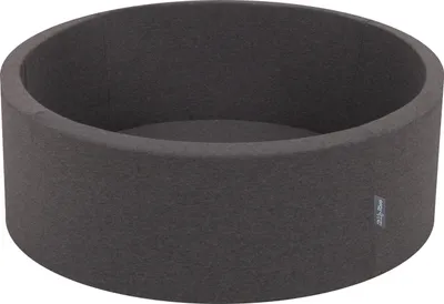 Zdjęcie produktu dla KiddyMoon suchy basen okrągły 90x30 ciemnoszary 90x30cm/bezkulek zabawka basen piankowy