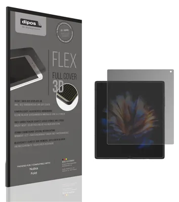 Image de Full Cover Privacy Film pour Nubia Fold Aussenseite Film de protection visuelle ecrán