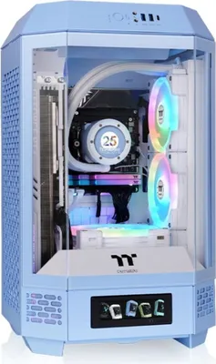 Obrázek produktu pro Thermaltake The Tower 250 Hydrangea Blue, Mini Tower, PC, Modrá, Mini-ITX, SPCC, 21 cm