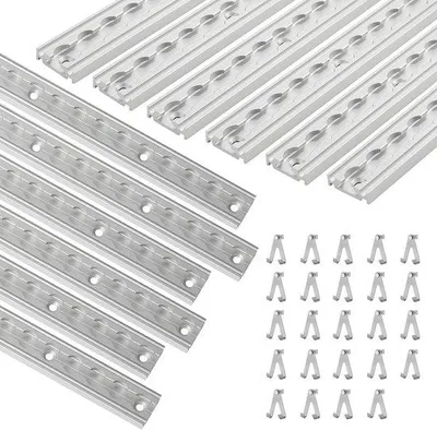 Zdjęcie produktu dla 12-segmentowa szyna aluminiowa, zabezpieczenie transportowe, do mocowania ładunku, szyny