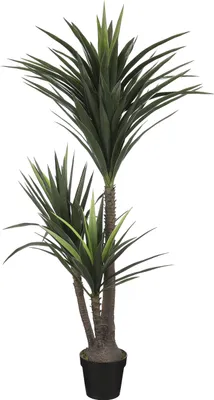 Obrázek produktu pro Slídové dekorace Umělá rostlina Yucca - H160 x Ø80 cm - zelená