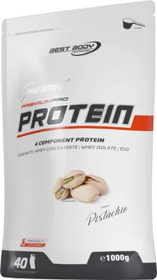 Produktbild von Best Body Nutrition - Gourmet Premium Pro Protein - 1000 g Zipp-Beutel, 1 x 1000 g Zipp-Beutel, Geschmack: Pistachio