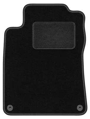 Productafbeelding van Velours bestuurdersmat voor Citroen XM 1989-2000 (stationwagen/sedan/hatchback/liftback) – zwart, op maat – Wielganizator LUX
