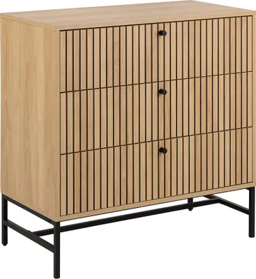 Produktbild von Smuk Kommode 3 Schubladen Hazel Eiche