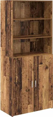 Produktbild von Highboard Altholz 80 x 42,5 x 185 cm Holzwerkstoff