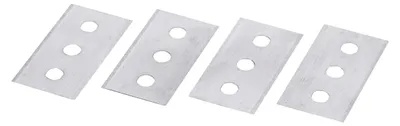 Produktbild von 4 Ersatzklingen zu Glasfeld-Schaber
