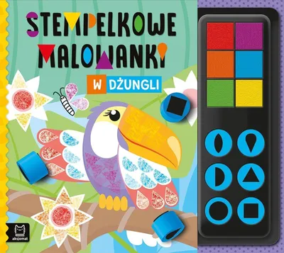 Produktbild von Stempelkowe malowanki. W dżungli