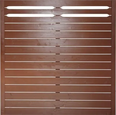 Produktbild von Zaun Hauptelement Konsta Ground 180 x 180 cm braun
