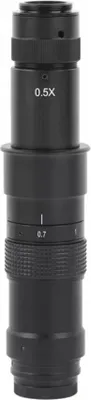 Produktbild von Rosfix WD105 ProZoom – C‑Mount Mikroskop‑Objektiv 105–220 mm | 30–360× | 45 mm Arbeitsabstand | Metalgehäuse