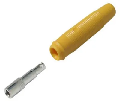 Produktbild von Labor-Bananenkupplung, gelb